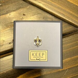 KEEP Collective Silver Fleur-de-lis Charm